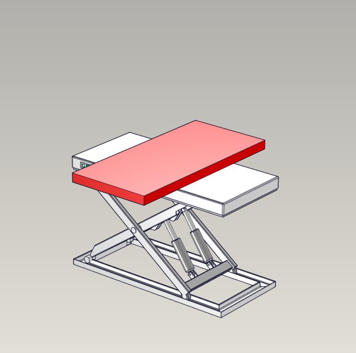 Hidraulikus emelőasztal extrák - elfordítható asztal - Eco-Cranes