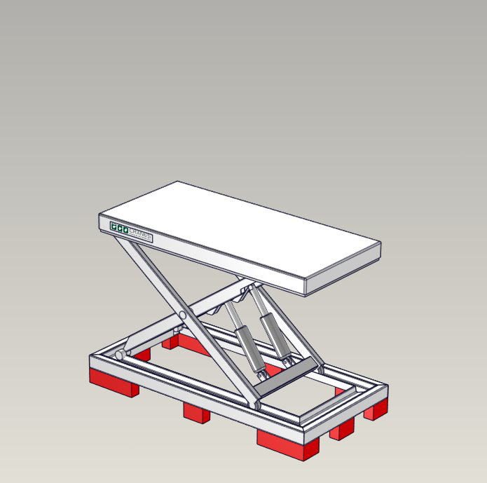 Biztonságos emelés – Emeloasztal extrak 08 Pallet truck frame